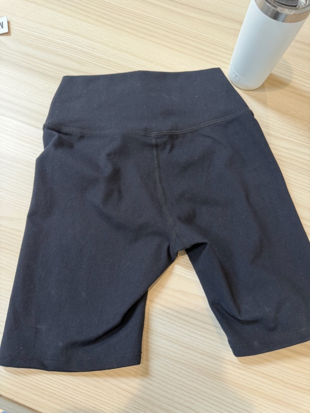 Joah Brown Black bike shorts- women's S/M - Picture 3 of 4